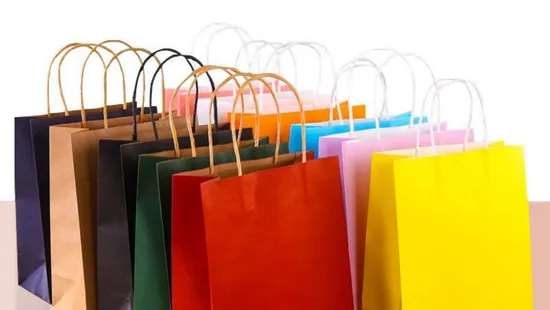 Recycled Paper Bag for Retail with High Quality Kraft