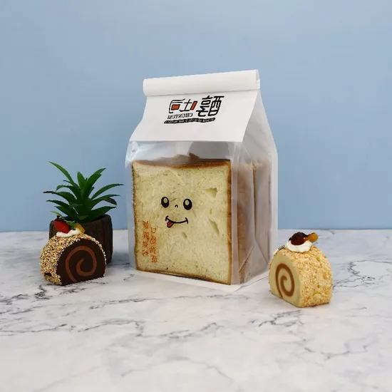 Reusable Bread Packaging Bag with Custom Thickness and Iron Wire Strip Convenience