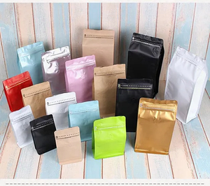 Custom Coffee Packaging with One Way Degassing Valve