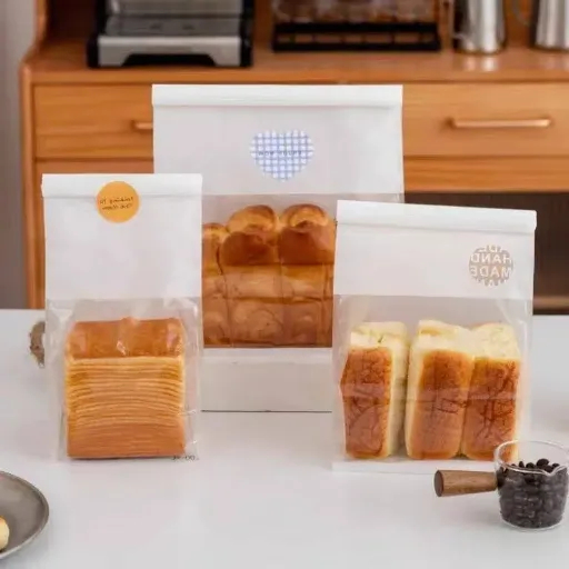 Custom Sandwich Bag for Bakeries with Octagonal Seal and Moisture Proof Layer