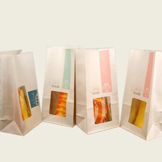 Reusable Food Bag for School Lunches with Moisture Proof and Transparent Design