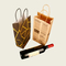 Durable Kraft Paper Handbag for Shopping with Custom Thickness