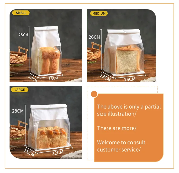 Reusable Bakery Bag for Pastries with Octagonal Sealing and Custom Thickness Design