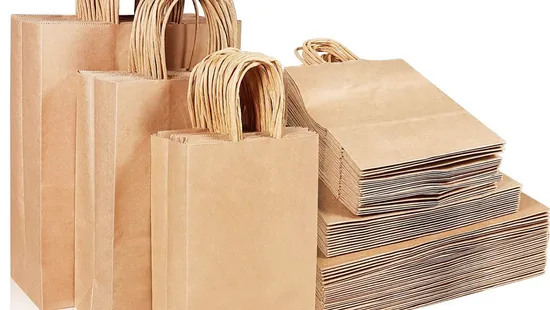 Eco Friendly Takeout Bag with Recycled Material