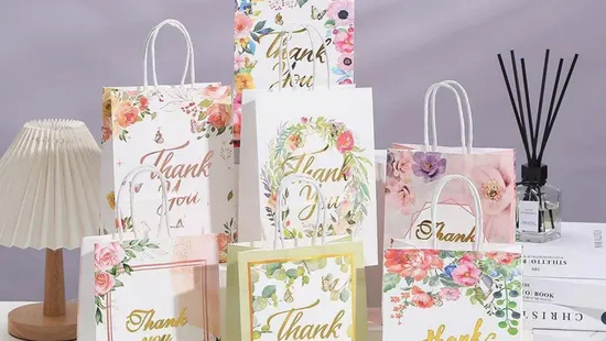 Shopping Kraft Bag for Daily Use with Durable Paper