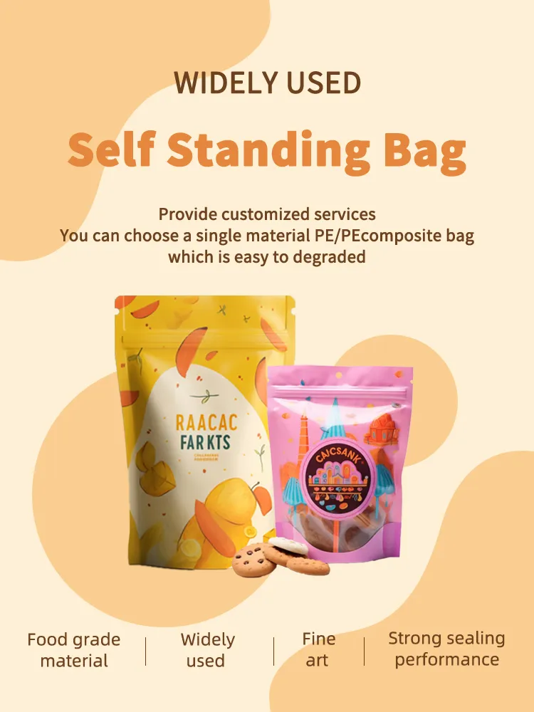 Colorful Stand-up Pouches for Candy and Confectionery Packaging