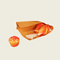 Efficiency Bakery Custom Paper Bag with Iron Wire Strip and Pointed Bottom
