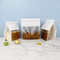 Custom Bread Packaging Bag with Pointed Bottom and Sticker Closure for Freshness