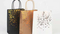 Wine Packaging Handbag with Kraft Material and Printed Pattern for Brand Identity