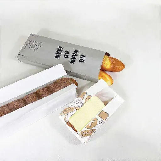 Upscale School Lunch Bread Bag with Iron Wire and Food Grade Construction