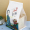 Clear Window Reusable Appeal Upscale Bakery Bag with Iron Wire Reusable Appeal