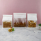 Custom Sandwich Packaging Bag with Clear Window and Iron Wire for Reusability
