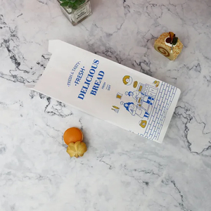 Customizable Paper Bread Bag with Tear Resistance for Freshness