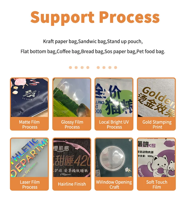 Clear Stand-up Pouches with Window for Easy Product Visibility
