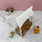 Efficiency Bakery Custom Paper Bag with Iron Wire Strip and Pointed Bottom