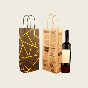 Durable Kraft Paper Handbag for Shopping with Custom Thickness