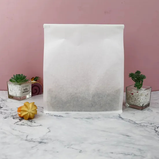 Reusable School Lunch Bread Bag with Paper Composite and Iron Wire