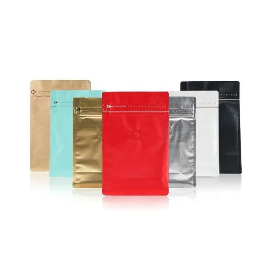 Coffee Bean Bag with Valve for Aroma Protection and Customizable Size