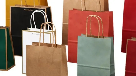 Retail Paper Bag for Clothing with High Quality Kraft