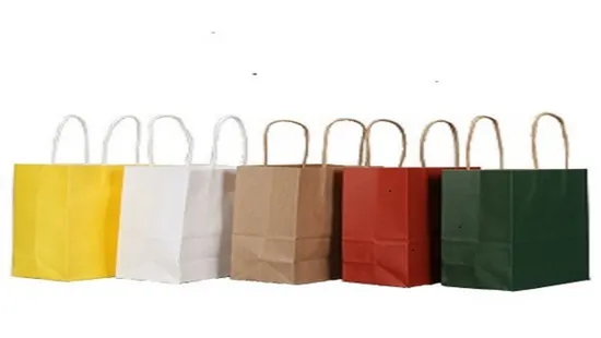 Custom Takeout Bag for Restaurants with Printed Logo